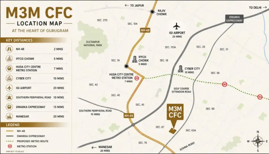 M3M CFC Sector 113: Location & Connectivity Guide